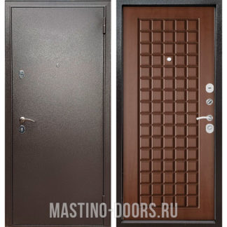 Железная дверь Мастино FAMILY ECO М/Р Букле шоколад/Карамель Е-112