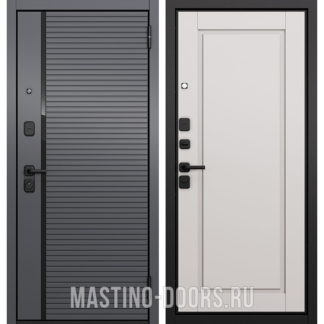 Металлическая дверь Мастино TRUST ECO PP Оскуро велюто Si-5/Белый софт 9ED-0