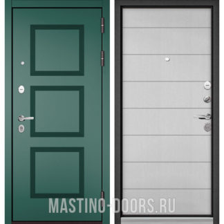 Стальная дверь Мастино TRUST MASS Авокадо Веллюто 9S-192/Дуб белый скандинавский 9S-135
