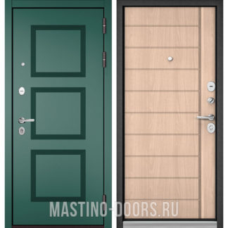 Входная дверь Мастино TRUST MASS Авокадо Веллюто 9S-192/Ясень ривьера крем 9S-136