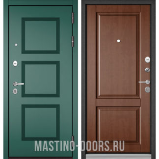 Металлическая дверь Мастино TRUST MASS Авокадо Веллюто 9S-192/Карамель 9SD-1