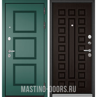 Входная железная дверь Мастино TRUST MASS Авокадо Веллюто 9S-192/Венге 9S-110
