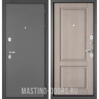 Входная дверь Мастино TRUST MASS Букле графит/Дуб шале белый 9SD-1