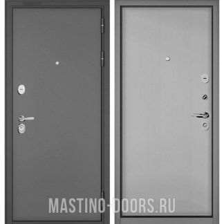 Металлическая дверь Мастино TRUST MASS Букле графит/Эмаль светло-серая 9S-100