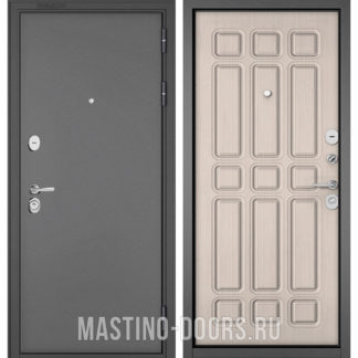 Стальная дверь Мастино TRUST MASS Букле графит/Ларче бьянко 9S-111