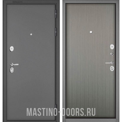 Входная дверь Мастино TRUST MASS Букле графит/Орех пепельный 9S-100