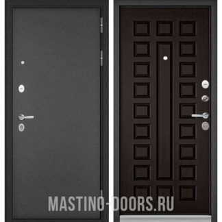 Входная дверь Мастино Масс-90 Букле антрацит/Венге 9S-110