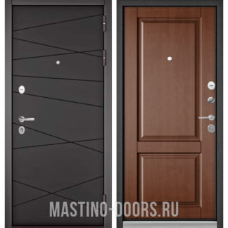 Входная стальная дверь Мастино Trust Mass Графит софт 9S-130/Карамель 9SD-1