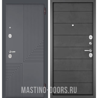 Железная дверь Мастино TRUST MASS Оскуро Веллюто 9S-195/Бетон темный 9S-135