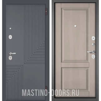 Железная дверь Мастино TRUST MASS Оскуро Веллюто 9S-195/Дуб шале белый 9SD-1