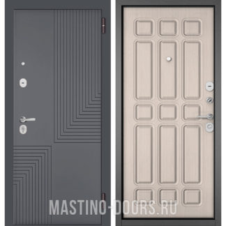 Стальная дверь Мастино TRUST MASS Оскуро Веллюто 9S-195/Ларче бьянко 9S-111