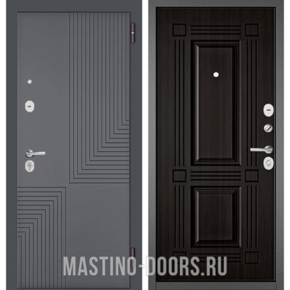 Входная металлическая дверь Мастино TRUST MASS Оскуро Веллюто 9S-195/Ларче темный 9S-104