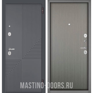 Входная дверь Мастино TRUST MASS Оскуро Веллюто 9S-195/Орех пепельный 9S-100